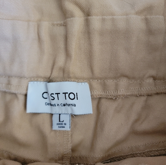 Cést Toi Paperbag Waist Shorts - Picture 3 of 4